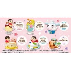 Bandai Crayon Shin-chan Ora To Manpuku Sweets 6Pack BOX CANDY TOY [Rement]