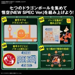 Figure-rise Standard: Dragon Ball Z - Son Goku - New Spec Ver [Bandai Spirits] -Cheap Doll Shop figure rise standard dragon ball z son goku new spec ver bandai spirits 1 8