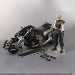 Final Fantasy VII Remake - Play Arts Kai Cloud Strife & Hardy Daytona Square Enix E-STORE Limited Set (Multi Language) [PS4] -Cheap Doll Shop final fantasy vii remake standard edition ps4 1 3