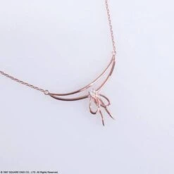 Square Enix Final Fantasy VII Silver Necklace Aerith Ribbon Ver. Square-Enix E-store Limited [Goods] -Cheap Doll Shop final fantasy vii silver necklace aerith ribbon ver square enix e store limited goods 1 2