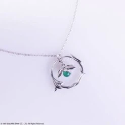 Square Enix Final Fantasy VII Silver Pendant Aerith Flower Ver. Square-Enix E-store Limited [Goods] -Cheap Doll Shop final fantasy vii silver pendant aerith flower ver square enix e store limited goods 1 3