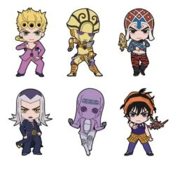 JoJo's Bizarre Adventure Golden Wind" Rubber Strap Collection Vol.1 6 Pack BOX [Goods]