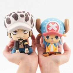 MegaHouse Look Up: One Piece - Law & Chopper (Onigiri And Cotton Candy Set) LIMITED EDITION [Bandai] -Cheap Doll Shop look up one piece law chopper onigiri and cotton candy set limited edition bandai 1 2