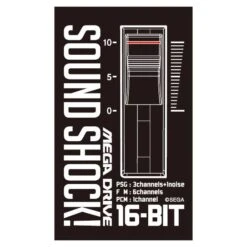 Mega Drive Mini -Celebration Album- SOUND SHOCK! T-Shirt Edition XL Size Limited Set [Goods] -Cheap Doll Shop mega drive mini celebration album sound shock t shirt edition xl size limited set goods 1 2