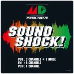 Mega Drive Mini -Celebration Album- SOUND SHOCK! T-Shirt Edition XL Size Limited Set [Goods] -Cheap Doll Shop mega drive mini celebration album sound shock t shirt edition xl size limited set goods 1 3
