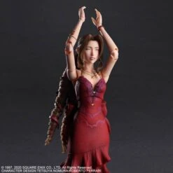 PLAY ARTS: Final Fantasy VII Remake - Aerith Gainsborough (Red Dress Ver.) [Square Enix] -Cheap Doll Shop play arts final fantasy vii remake aerith gainsborough red dress ver square enix 1 3