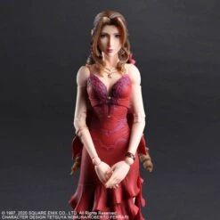 PLAY ARTS: Final Fantasy VII Remake - Aerith Gainsborough (Red Dress Ver.) [Square Enix] -Cheap Doll Shop play arts final fantasy vii remake aerith gainsborough red dress ver square enix 1 4