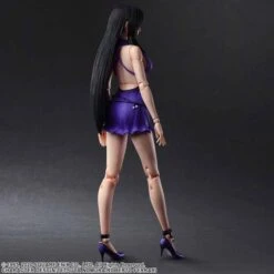 PLAY ARTS: Final Fantasy VII Remake - Tifa Lockhart (Blue Dress Ver.) [Square Enix] -Cheap Doll Shop play arts final fantasy vii remake tifa lockhart blue dress ver square enix 1 3