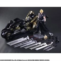 PLAY ARTS Kai Final Fantasy VII ADVENT CHILDREN - Kai Cloud Strife & Fenrir Reissue [Square Enix] -Cheap Doll Shop play arts kai final fantasy vii advent children kai cloud strife fenrir reissue square enix 1 8
