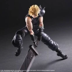 Play Arts Kai: Final Fantasy VII Remake - Cloud Strife - Version 2 (REISSUE) [Square Enix] -Cheap Doll Shop play arts kai final fantasy vii remake cloud strife version 2 reissue square enix 1 2