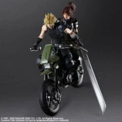 PLAY ARTS Kai Final Fantasy VII Remake - Jessie Rasberry Cloud & Bike SET [Square Enix]