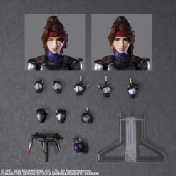 PLAY ARTS Kai Final Fantasy VII Remake - Jessie Rasberry Cloud & Bike SET [Square Enix] -Cheap Doll Shop play arts kai final fantasy vii remake jessie rasberry cloud bike set square enix 1 7