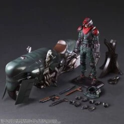 Play Arts Kai: Final Fantasy VII Remake - Keibihei & Bike Set [Square Enix] -Cheap Doll Shop play arts kai final fantasy vii remake keibihei bike set square enix 1 4