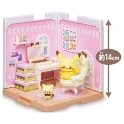 Bandai Pokemon: Poke Peace House Hobby Room - Pichu & Pikachu [Takara Tomy] -Cheap Doll Shop pokemon poke peace house hobby room pichu pikachu takara tomy 1 5