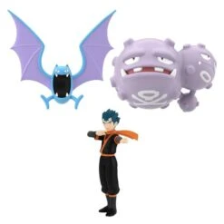 Pokemon Scale World: Kanto Chihou - Koga & Golbat & Weezing (Limited Candy Toy) [Bandai]