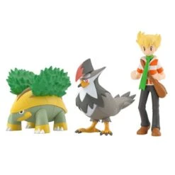 Pokemon Scale World: Sinnoh Region - Barry, Grotle & Staraptor - LIMITED EDITION - (CANDY TOY) [Bandai]