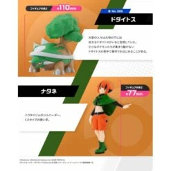 Pokemon Scale World: Sinnoh Region - Gardenia & Torterra - LIMITED EDITION (CANDY TOY) [Bandai] -Cheap Doll Shop pokemon scale world sinnoh region gardenia torterra candy toy bandai 1 5