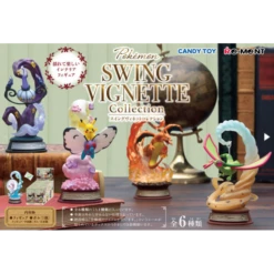Bandai Pokemon: SWING VIGNETTE Collection - 6Pack BOX - Candy Toy (REISSUE) [Re-Ment]