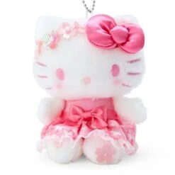 Sanrio Plush: Sakura Dress - Hello Kitty Mascot Holder (Limited Edition) [Sanrio] -Cheap Doll Shop sanrio plush sakura dress hello kitty mascot holder limited edition sanrio 1 3