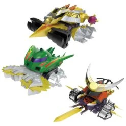 SMP [SHOKUGAN MODELING PROJECT] Crash Gear BATTLE 1-EX2 Gaiki & Dino Spartan & Gougetsu (CANDY TOY) [Bandai]