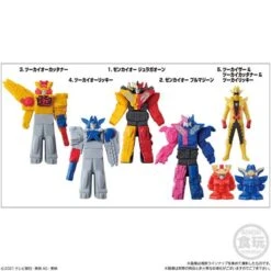 Soft Vinyl Robo Hero Kikai Sentai Zenkaiger 8Pack BOX (CANDY TOY) [Bandai]
