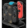 Bandai The Legend Of Zelda Joy-Con Charging Stand + PC Hard Cover Set For Nintendo Switch [Hori]